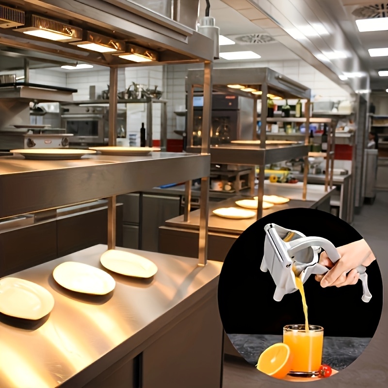 Exprimidor portátil de mano para frutas cítricas - un exprimidor de limones y naranjas con filtro, ideal para aplicaciones de restaurante