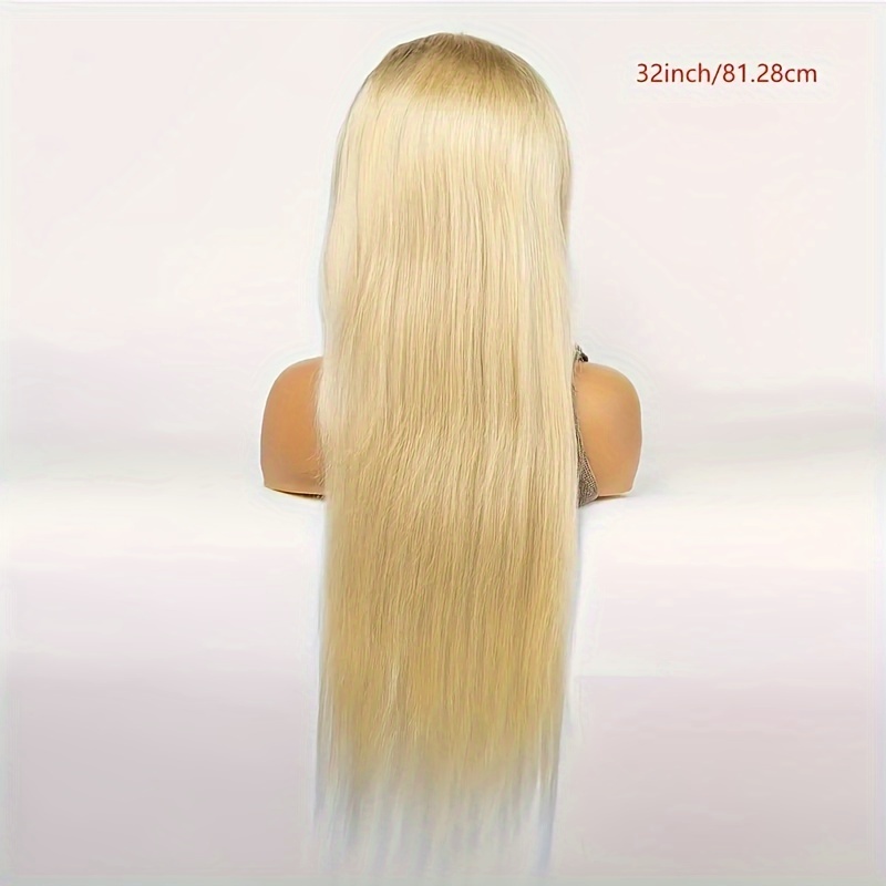 613 Honey Blonde Straight Wigs Lace Front Human Hair Women Temu