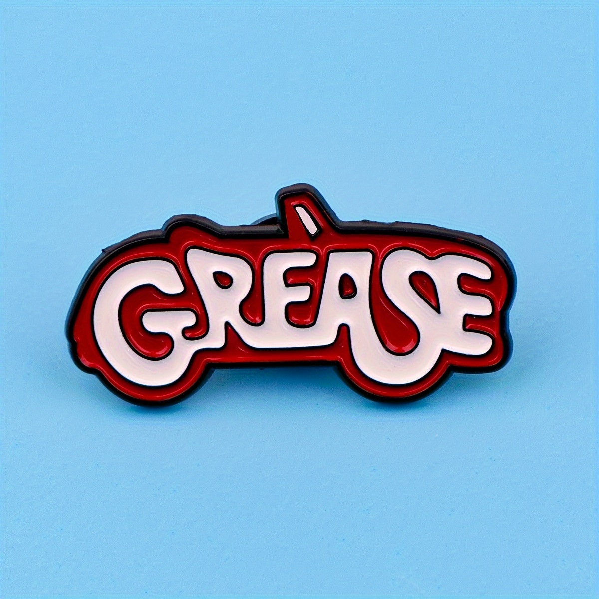 

Grease Cartoon Lapel Pins: Enamel Pin For Backpacks, Briefcases, Badges, Brooches, And Fashion Accessories - 1 Pc - Zinc Alloy Material