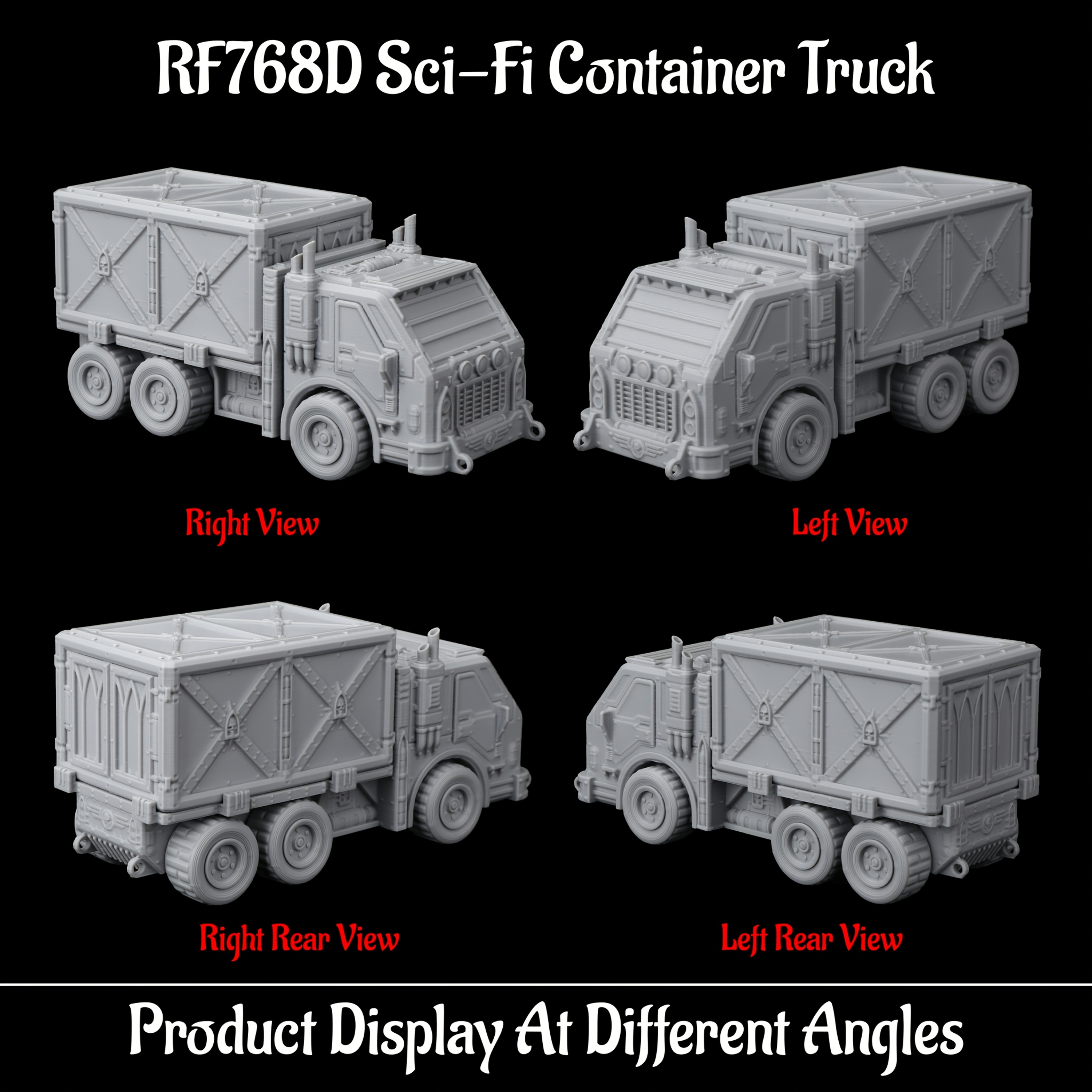 Sci-Fi Industrial Miniature Terrain Set RPG Collection