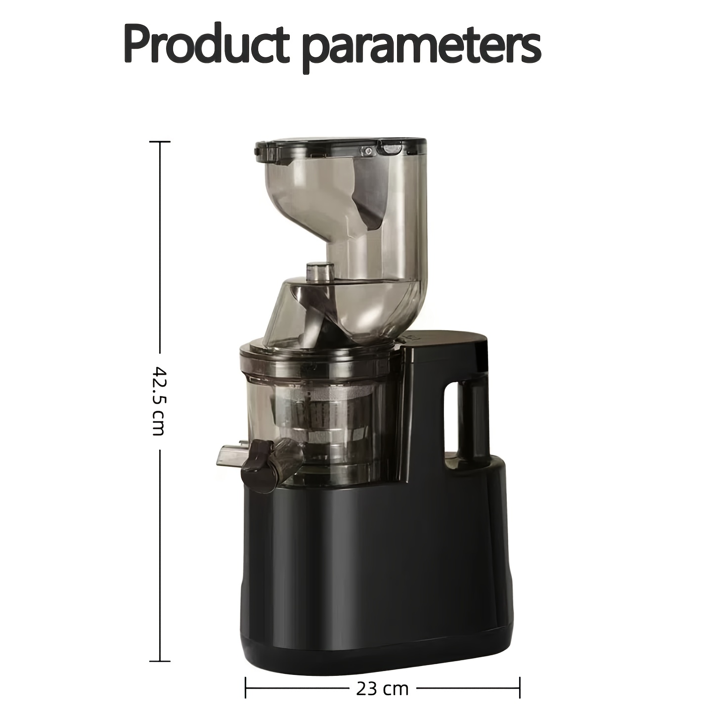 TEMU Heavy-duty Separator Juicer, Fully Automatic Juicer, Heavy-duty Juice Residue Separator Juicer, Multi-functional Juicer, Suitable For Home,