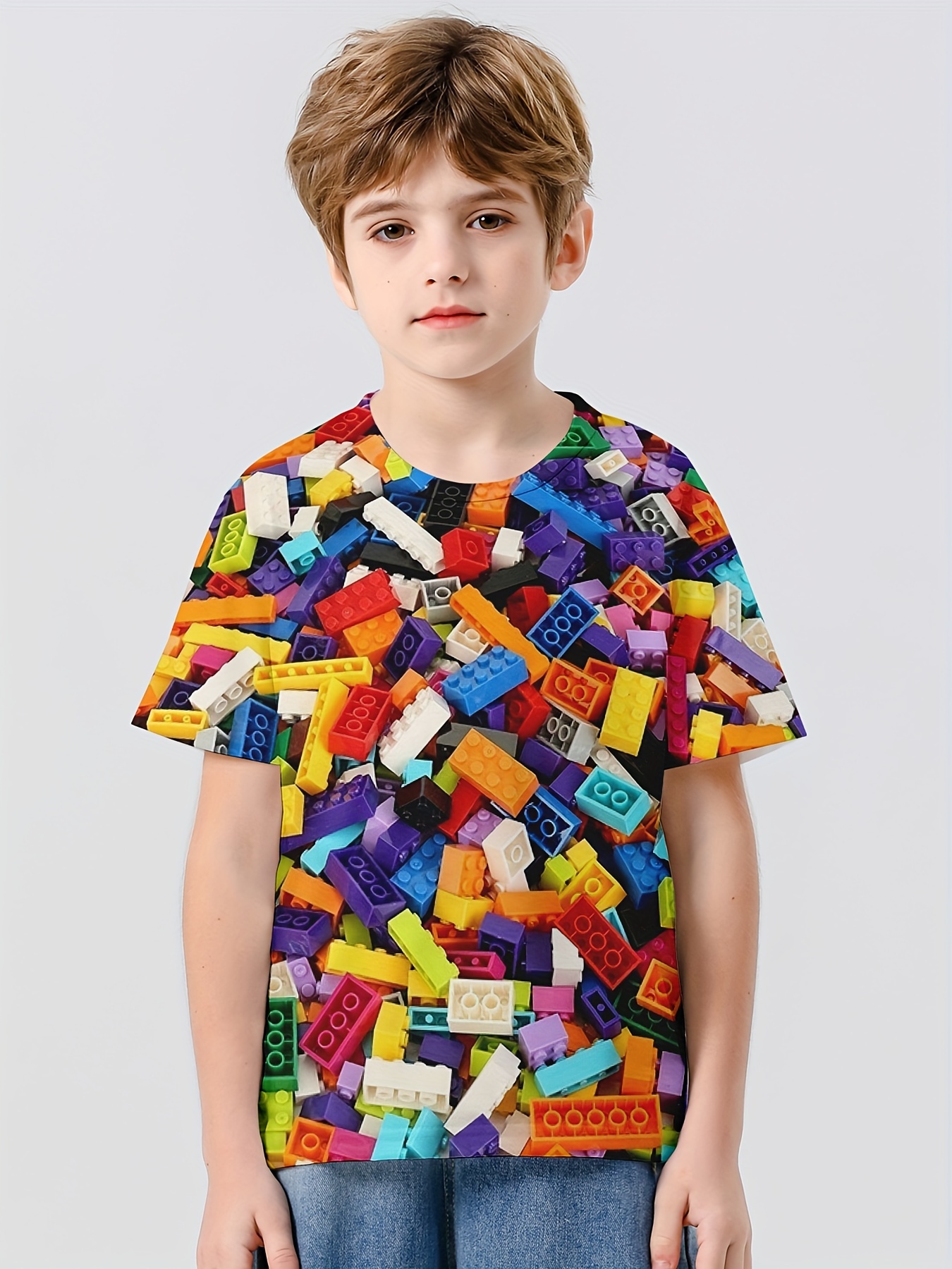 Cool 3d Digital Summer shirt T Print For Temu Kids For Perfect 