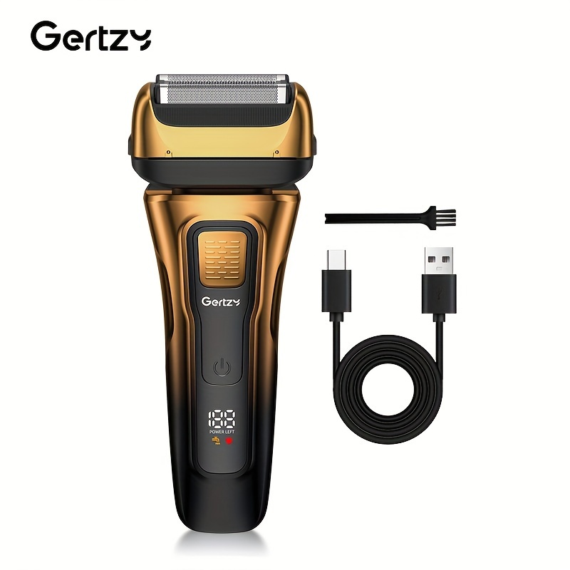Men's Reciprocating Net-type Shaver, Equipped With Trimmer, Usb Rechargeable Portable Shaver, Digital Display Shaver, Perfect Gift For Father's Day, Birthdays, And Holidays