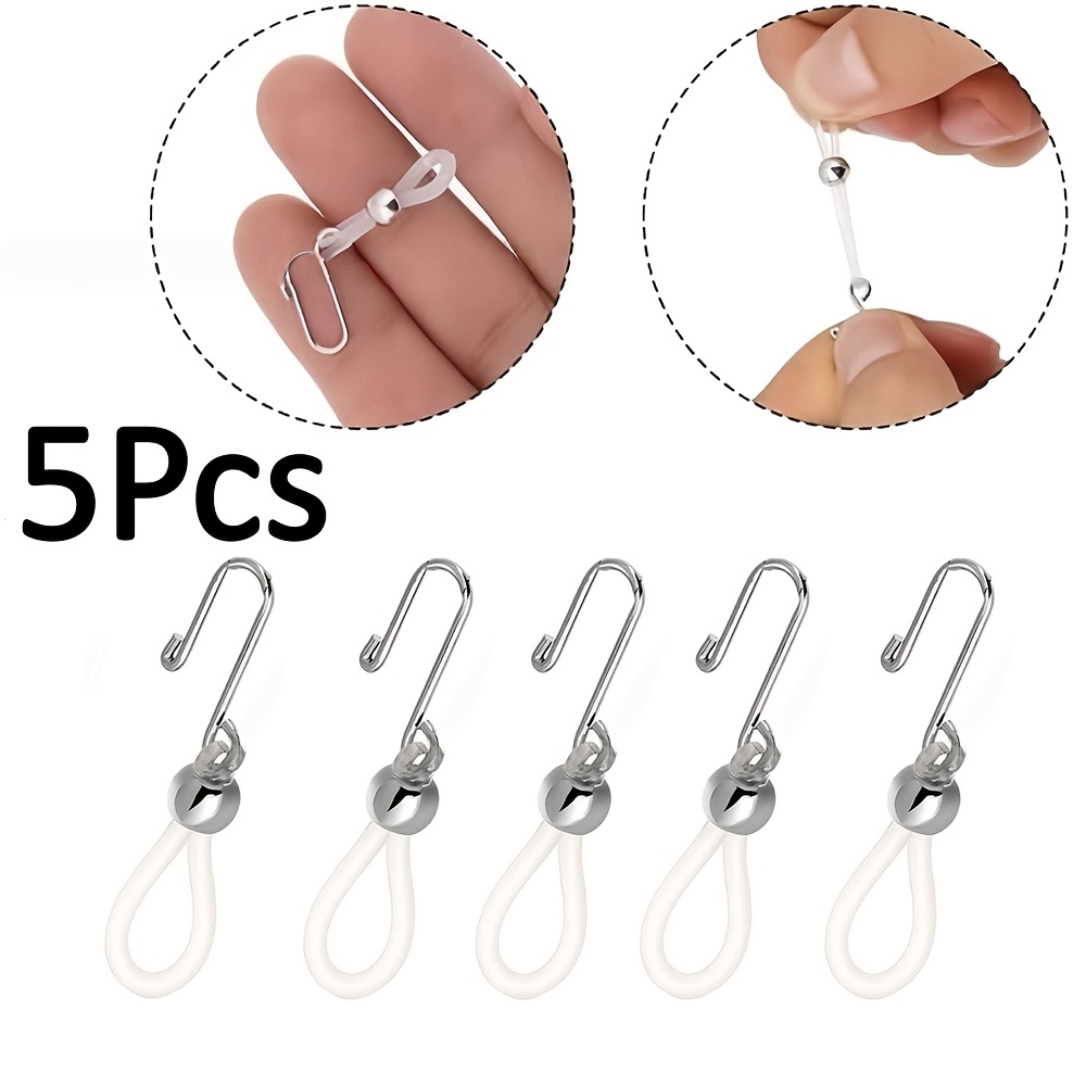 1pc/5pcs/12pcs Random Jeans Zipper Shoe Upper Retainer, Zipper Pull Tab To Keep Pants Zipper In