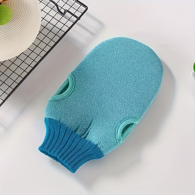 TEMU 1 paire de Gants Exfoliants, Double Face pour Massage et Écossage Corporel, Accessoire de Douche