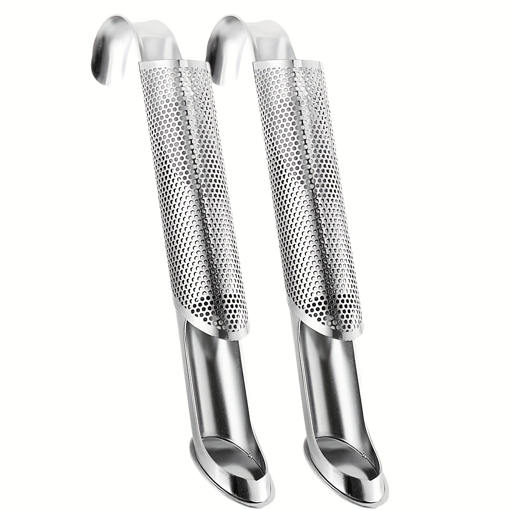 Stainless Steel Tea Infuser With Hook Handle - 2pcs/3pcs/4pcs Bulk Tea Strainer Set: retailer-supplied image