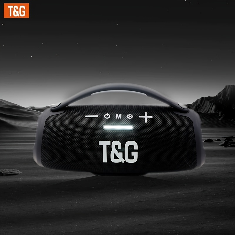 Image of Tg 30w Wireless Speaker, Portable Speaker With Subwoofer Surround Sound, Ipx5, Usb Charging, Type-c, Tf Card/usb Flash Drive/aux, Support For Mobile Phone/, Outdoor Camping And Led Display, 3000mah