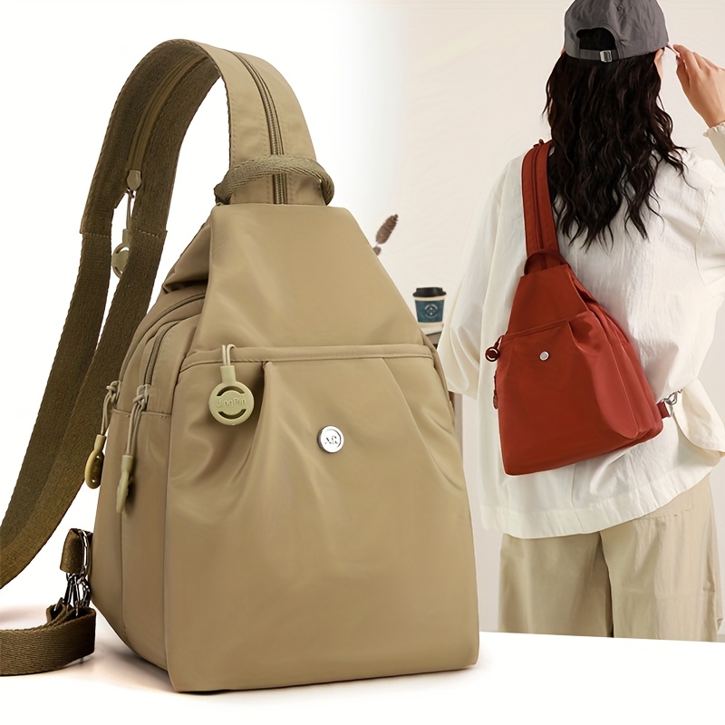 women lightweight mini backpack simple nylon small backpack  display picture 1