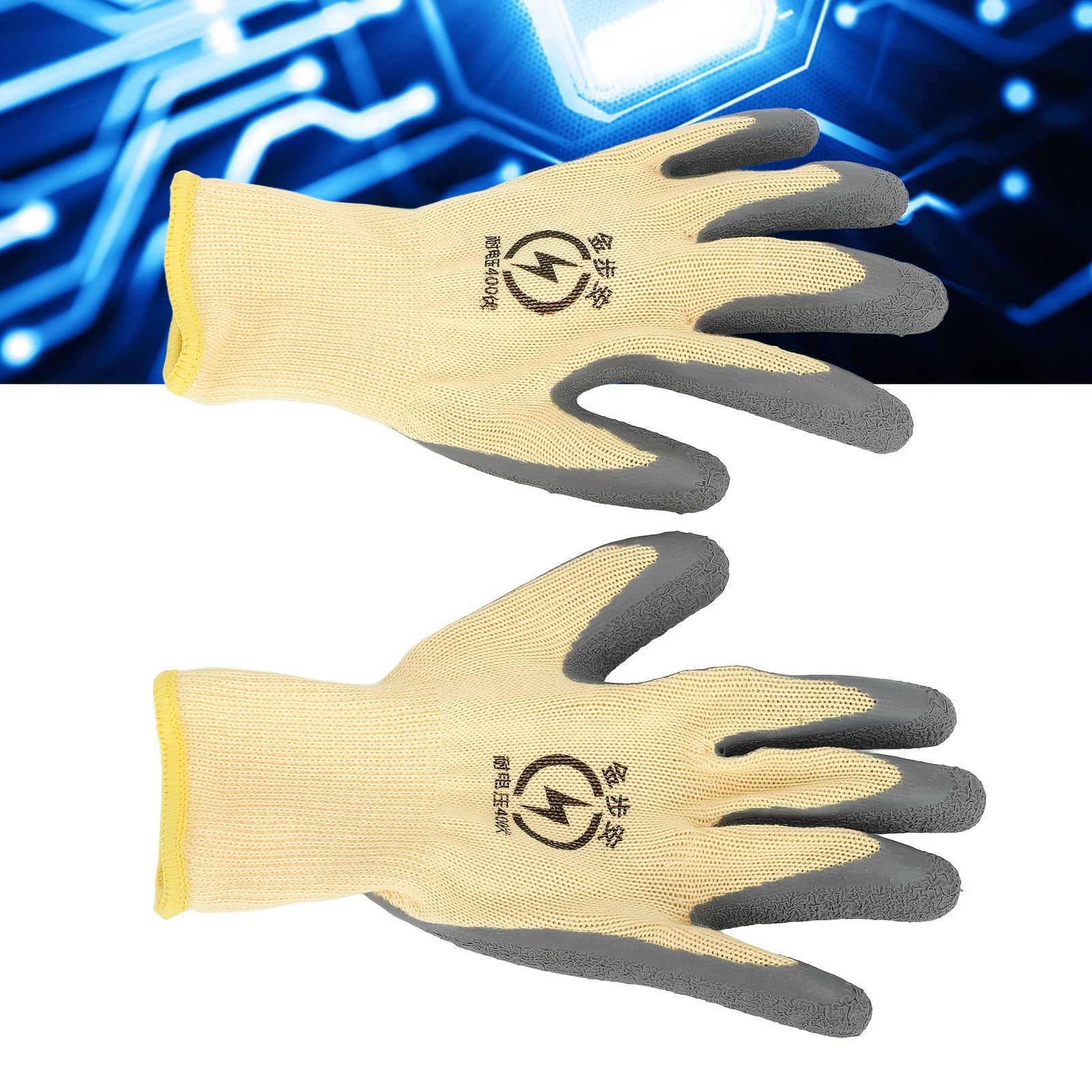 

Gloves - Retardant, 400v Electrician Gloves Non Texture In For ,