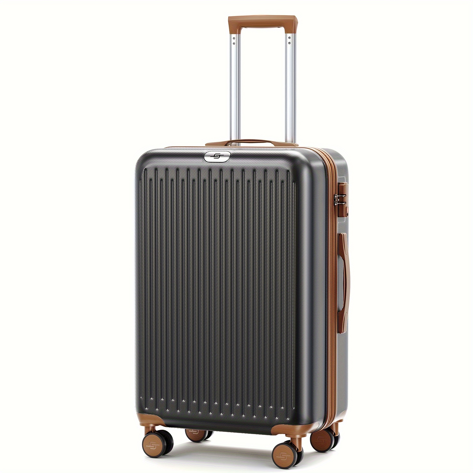 

Suitcase With Double Spinner Wheels, Abs Hardside Shell