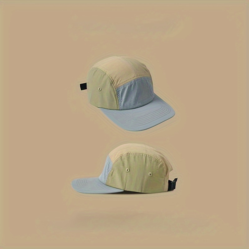 TEMU Casquette de baseball Vintage Color- Panneaux à séchage rapide, dessus doux, chapeau de 'extérieur tendance, casquette plate