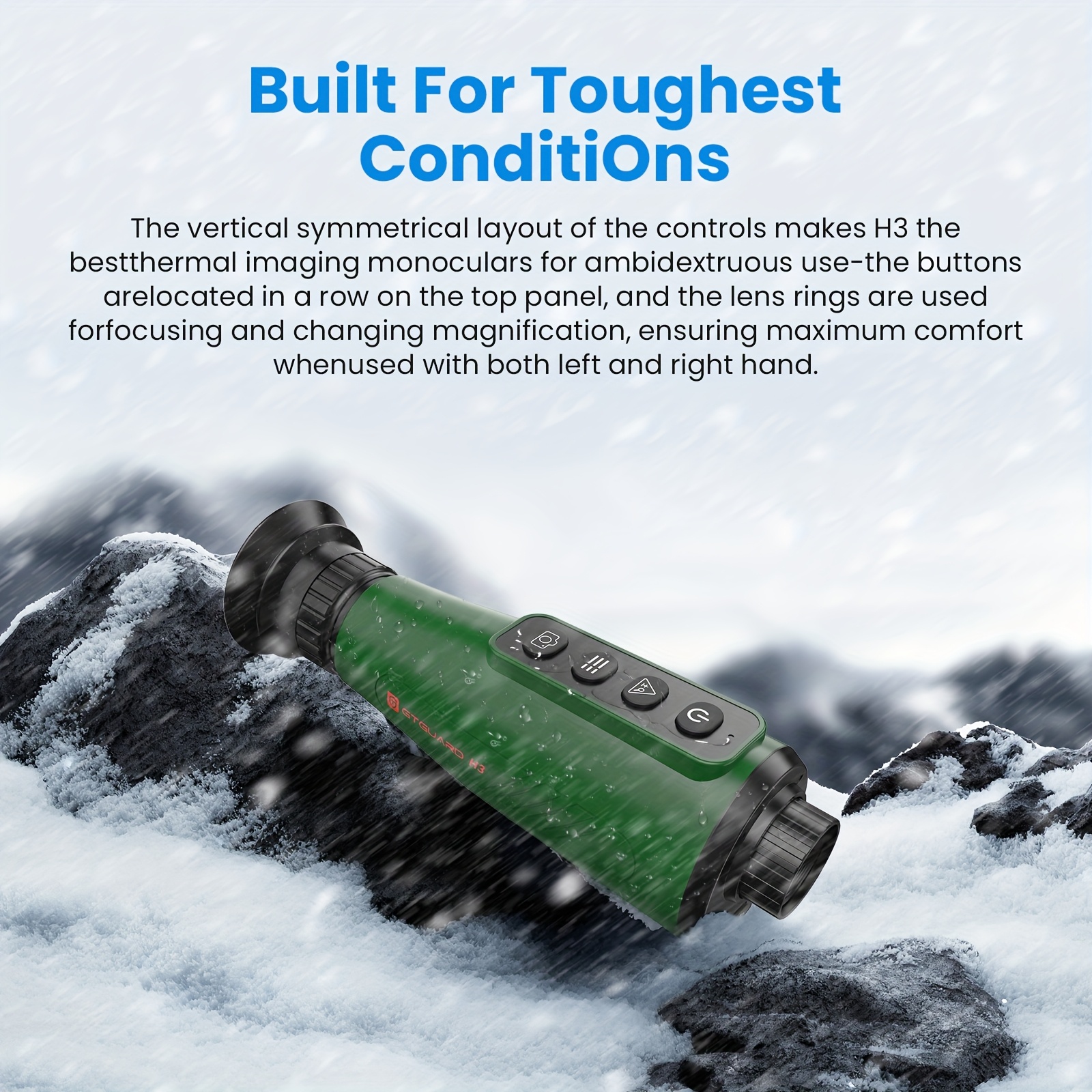 GTGUARD H3 4k HD Thermal Imaging Scope, 0.32