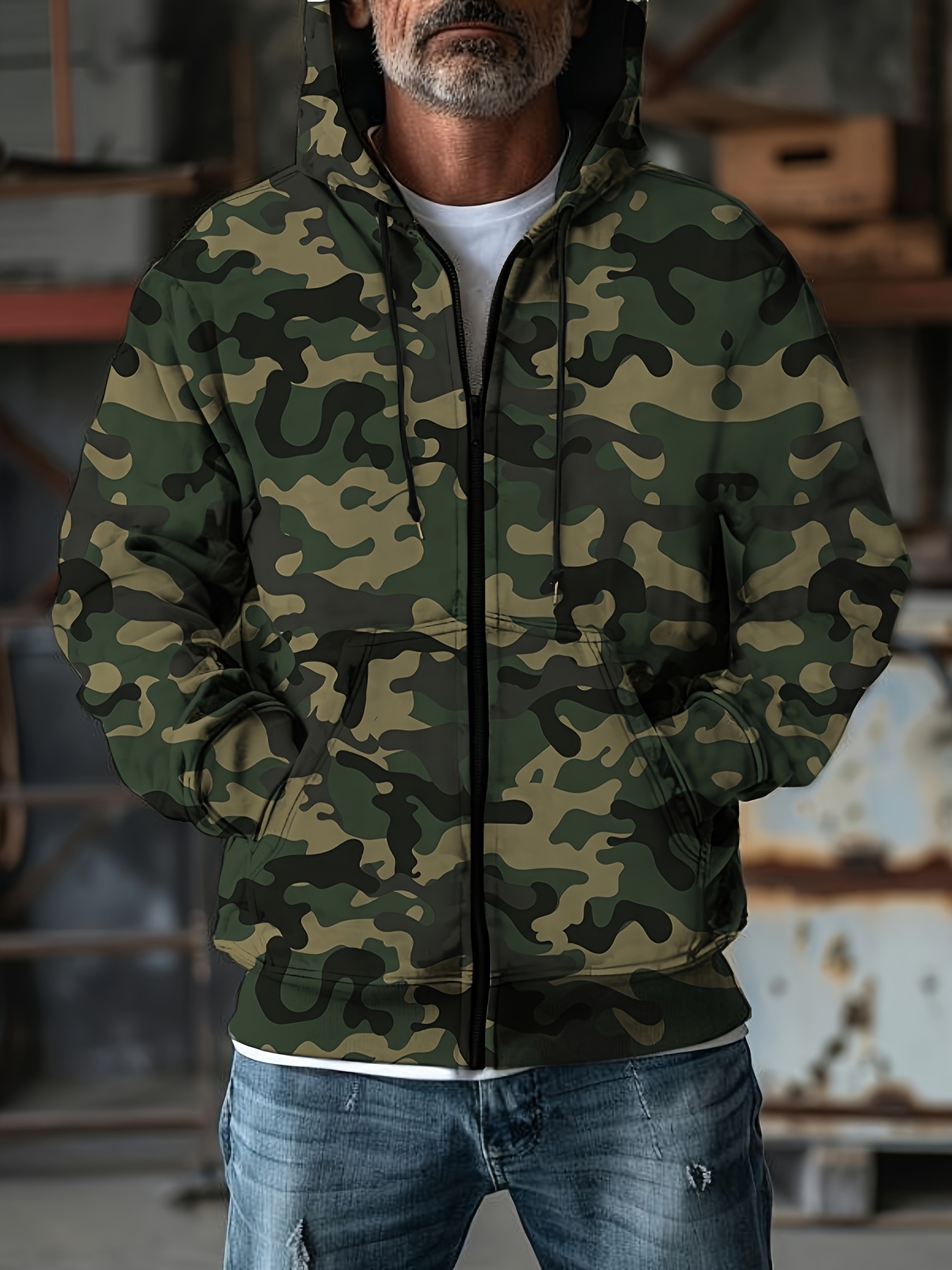 Parka Jaqueta Camuflada Exercito Masculina Casaco Camuflado Parka