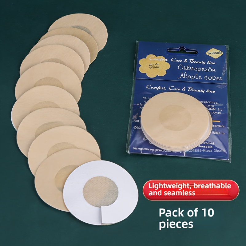 Cache-tétons En Silicone OXDOHUE – 8 Paires, Réutilisables, étanches – Invisibles Sous Les Vêtements Lot De 8 Paires Invisibles