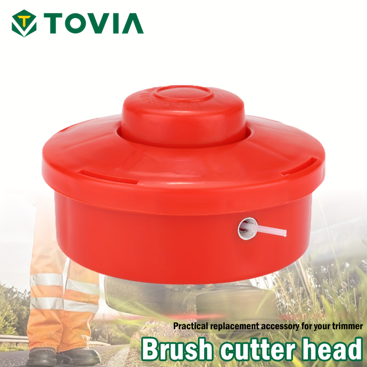 

T Tovia Replacement Brush Cutter Head: M10 X 1.25 Lhf, Easy Installation And Convenient To Use