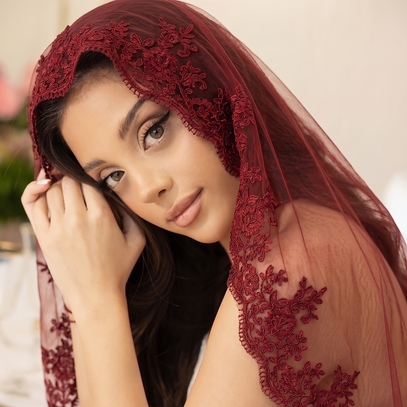 burgundy lace dress accessories * Wine Red/Burgundy Wedding Veil SIZE:ONE SIZE from shoulder to hem details:Corset Mona Maxi Dress with