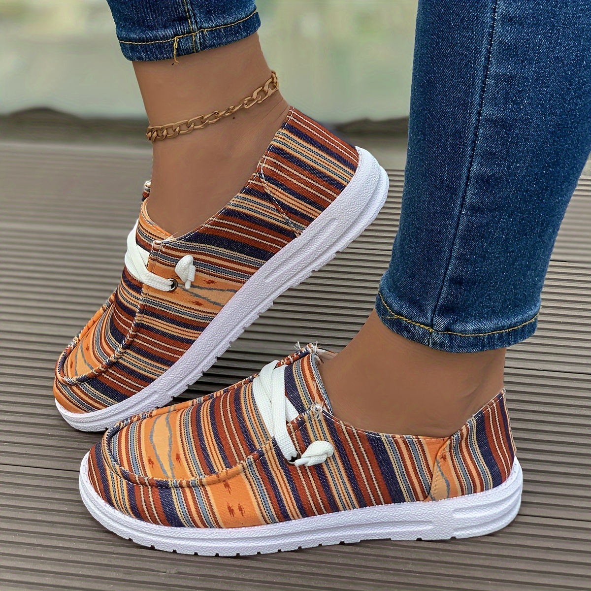 zapatillas casuales mujer rayas en Temu Guatemala