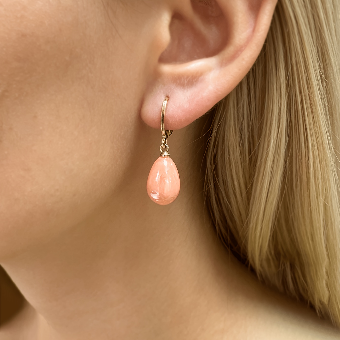 5 Pairs Vintage Hollow-Out Geometric Teardrop Earrings