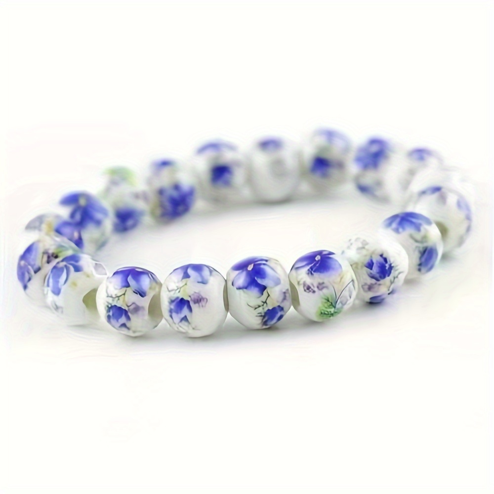 Chinese Style Ceramic Bead Bracelet for Women