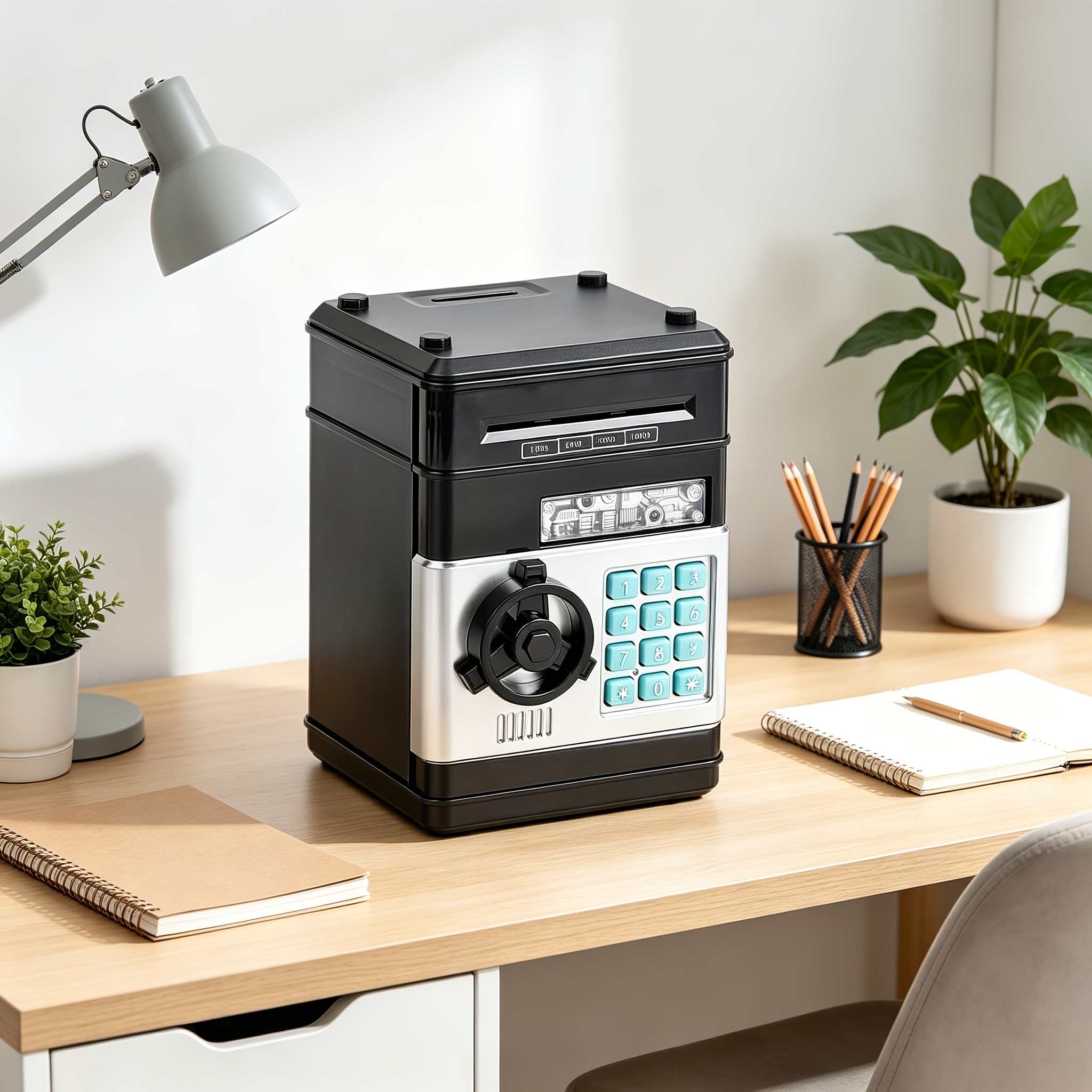 TEMU de bureau à de passe, de rangement pour billets avec clavier numérique et fente à billets à roulement automatique, de sécurité pour caisse de