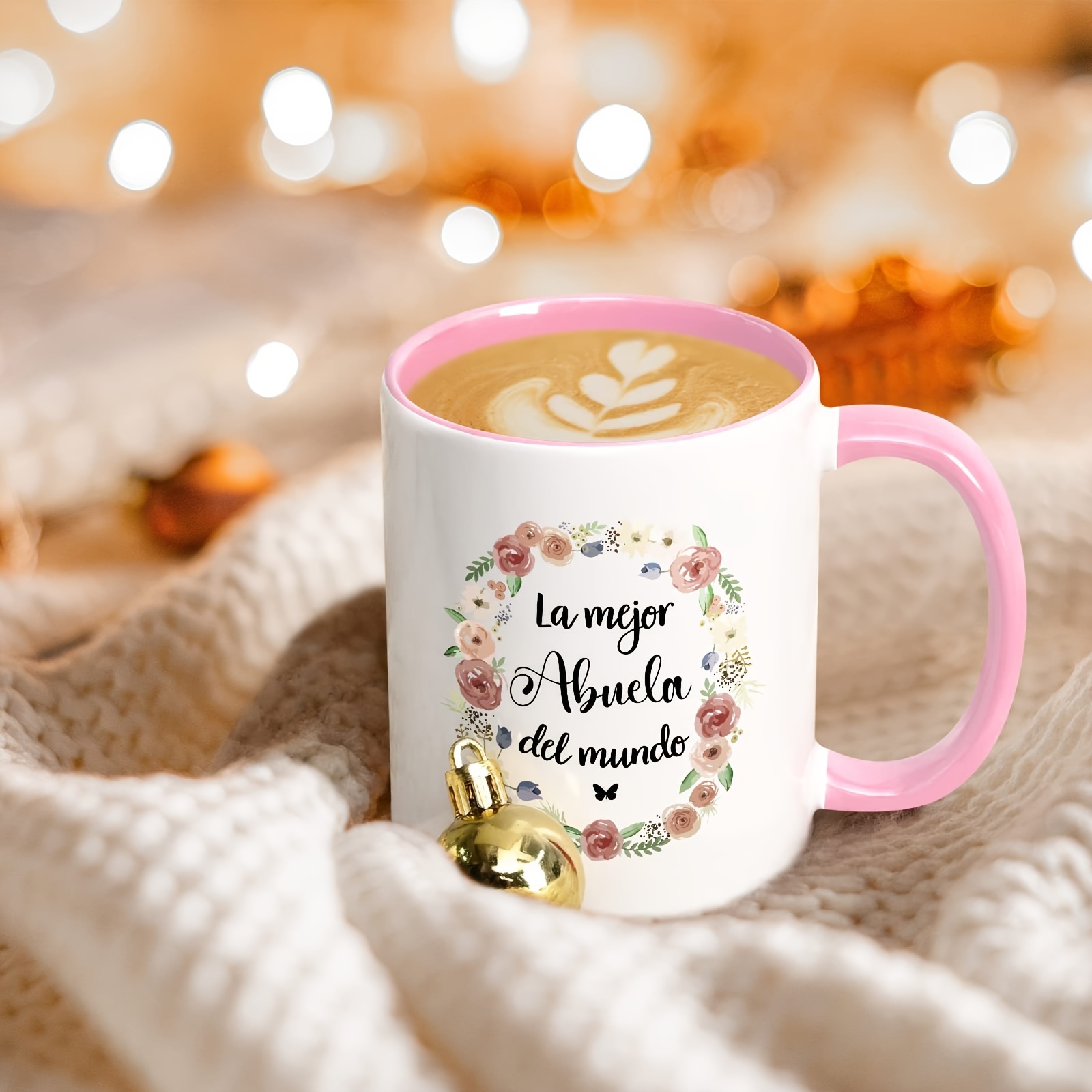 

- Gifts For Grandma, In Spanish, Best Grandma Ever Mug, From Grandchild, Grandma Coffee Cups, Day Christmas Birthday Gifts For Grandma 11oz White