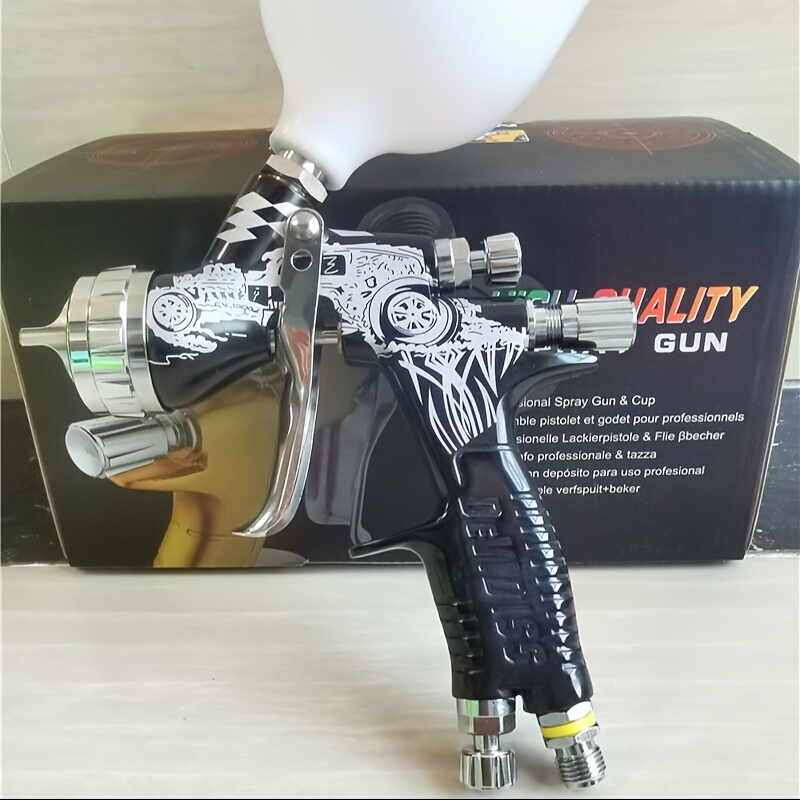 TEMU Devidiss 1.3mm Tip, 600cc Te20 Lite For All Hvlp Air Spray Gun Premium Set, Paint Guns Automotive With 1.3mm Tip, 600cc Cup Paint Gun Sprayer For All And Touch Up