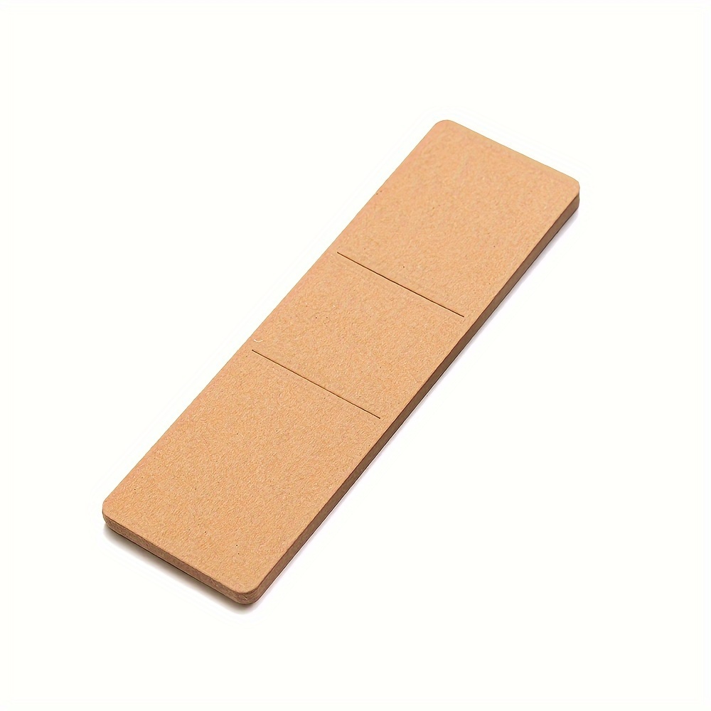 10pcs Resin Bookmark Holder Sleeves Diy Bookmarks Display Cards Blank For Wrapping Business Packaging Supplies Party Favor Gift