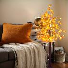 1pc 4ft 5ft lighted led artificial floor lamp tree for party birthday holidays wedding fall decoration christmas decor halloween decor