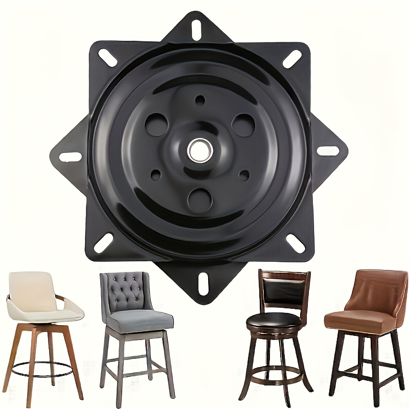 

1pc Universal 360-degree Swivel Chair Base, Heavy-duty Stool And Furniture Accessory With Smooth Rotating Mechanism