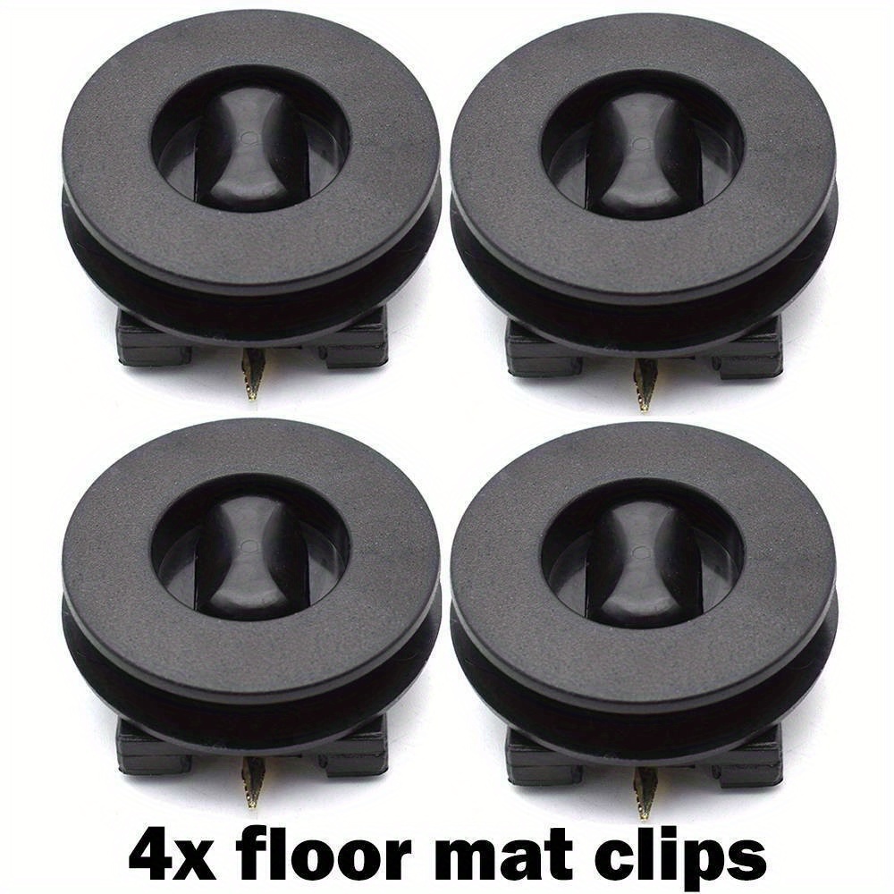 Image of 4pcs Car Floor Mat Clips Carpet Holders Fixing Carpet Holders Sleeves Retainer Styling Tool Auto Interior Additions