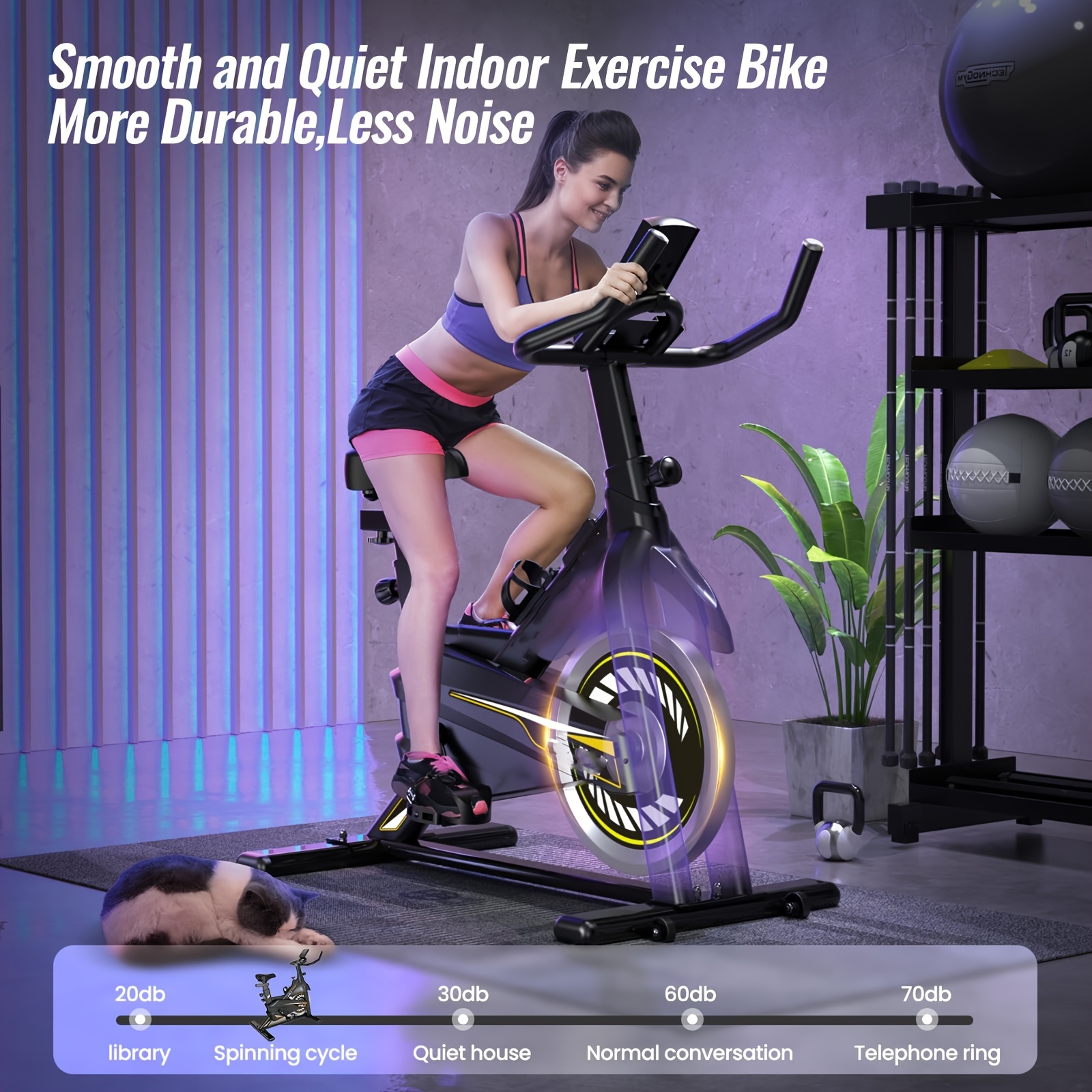 Exercise Fitness Bike Cycle With LCD newest Monitor