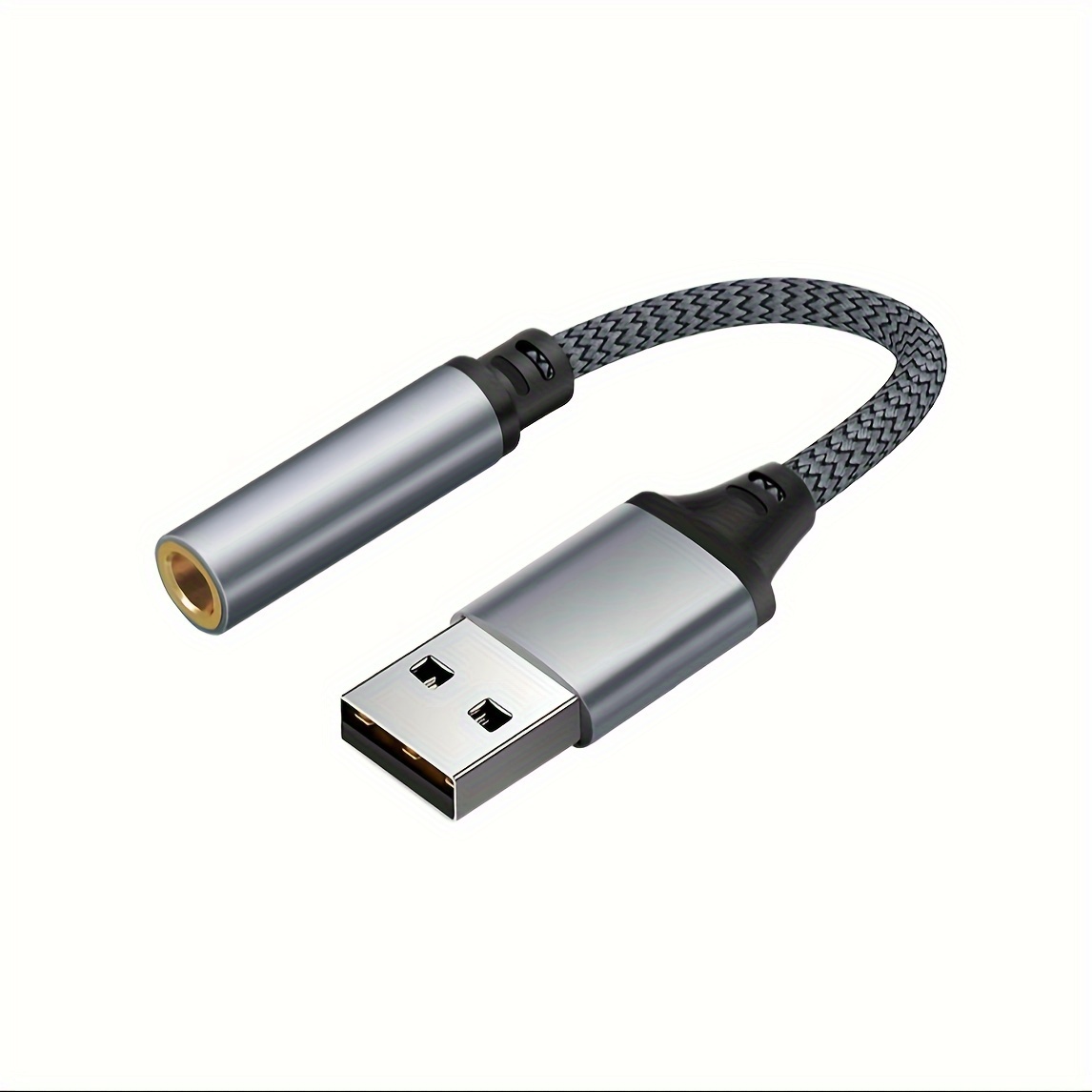 Scheda Audio Esterna USB 2.0 High Speed / 4 pin Jack 3.5 mm Bianco