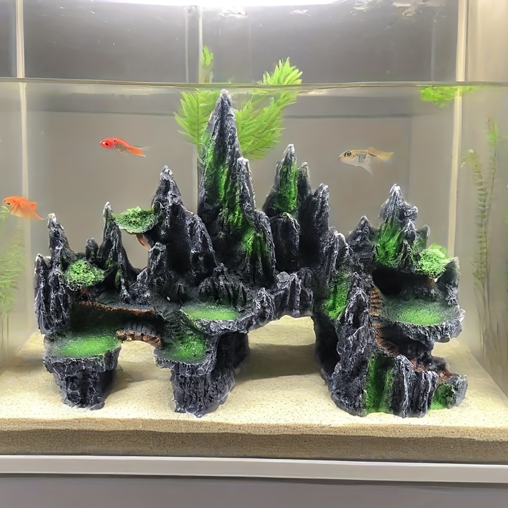 E-shop Harzfelsenlandschaft, Aquarium-Felsensteine, Wasserpflanzendekoration, Simulierte Landschaft für Fischbecken