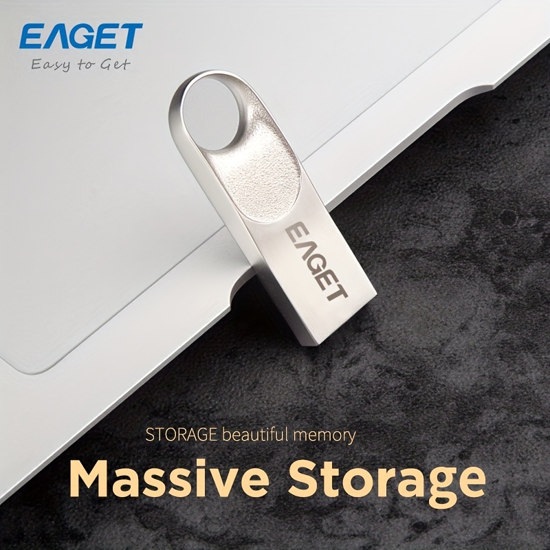 

Eaget Metal Usb Flash - 64gb, 32gb, 8gb Portable For Pc/laptop/car Storage &