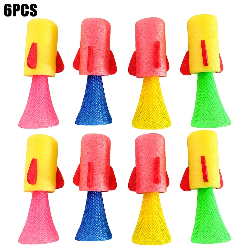 TEMU Set da 6 pezzi di giocattolo rimbalzanti a per bambini, colori casuali, gioco interattivo da tavolo, per bomboniere, premi in classe, riempitivi