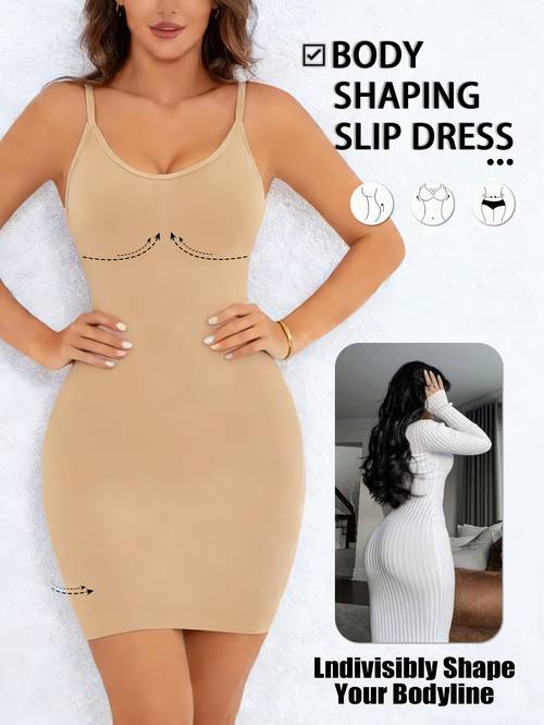 item picture a bodycon dress for women featuring a form fitting design with adjustable straps that shapes the waist and abdomen