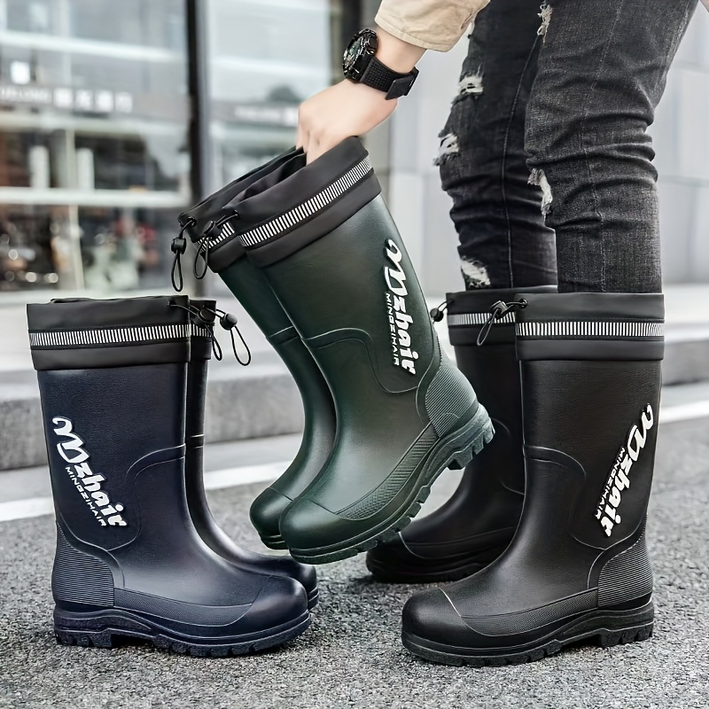 Men s Rain Boots Temu United Kingdom