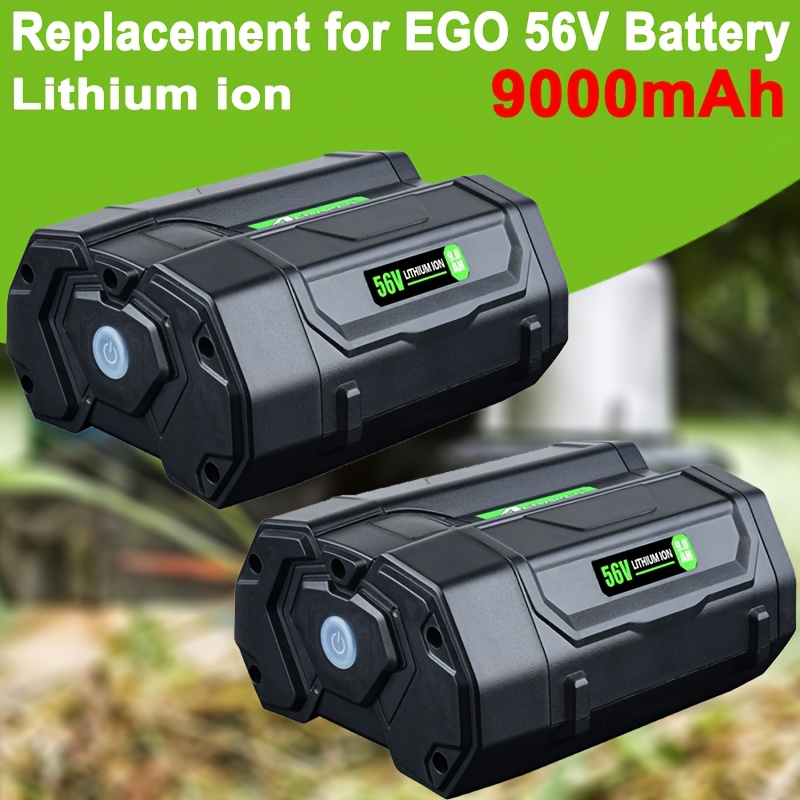 E-shop 2x 9,0Ah BA2800 Ersatzakku für EGO, kompatibel mit EGO 56V EGL1828 BA2800T BA4200T BA5600T BA4200 BA1400 BA2800
