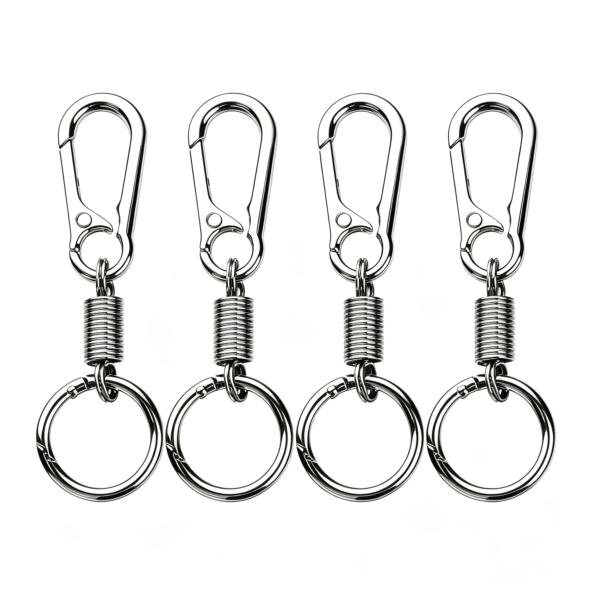 TEMU 4pcs Anti-theft Zipper Pulls, Backpack Anti-opening Safety Buckles, Travel Luggage Anti-theft Locks, Personal Anti-mis-opening Fastening Buckles