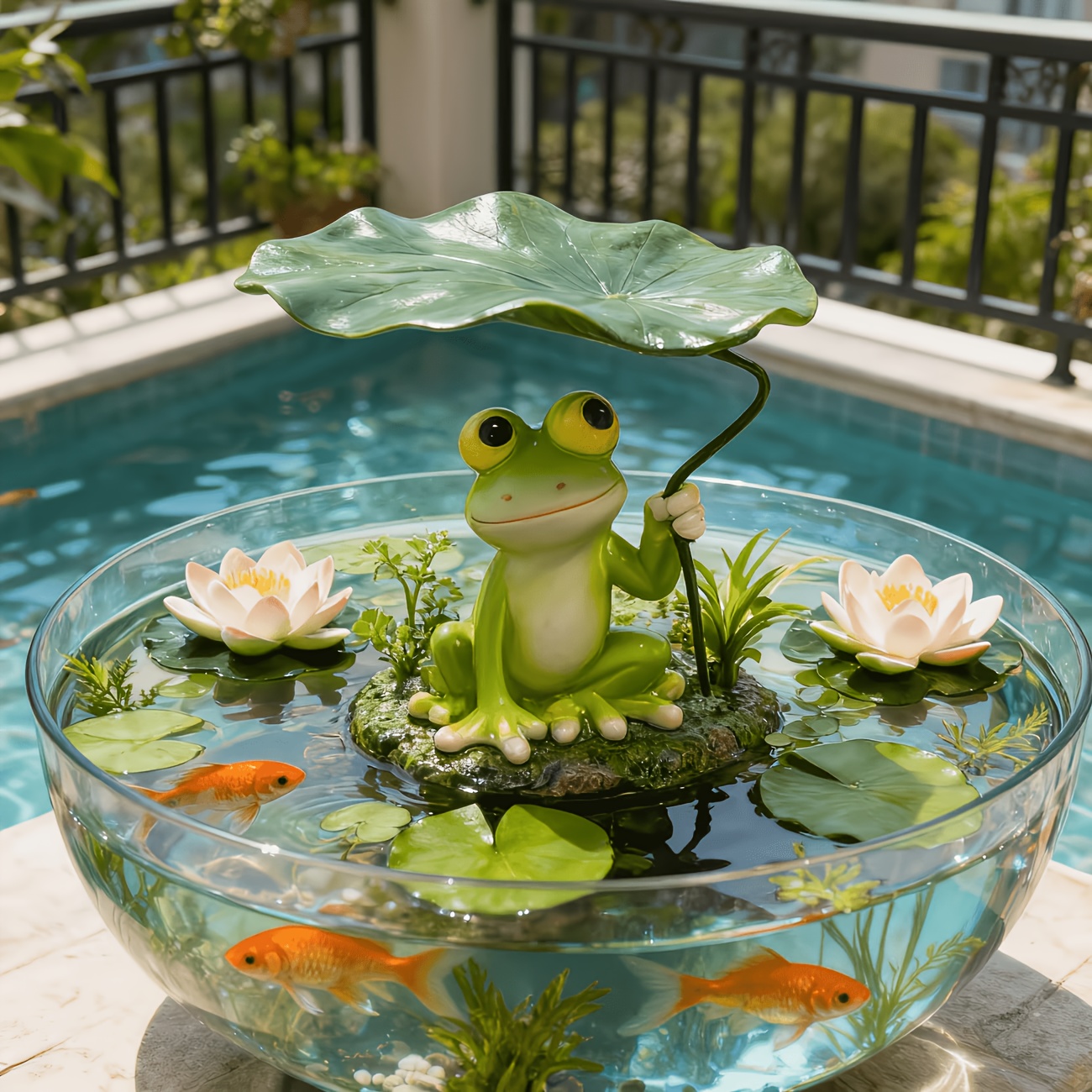 pond ornaments sold on Temu United States