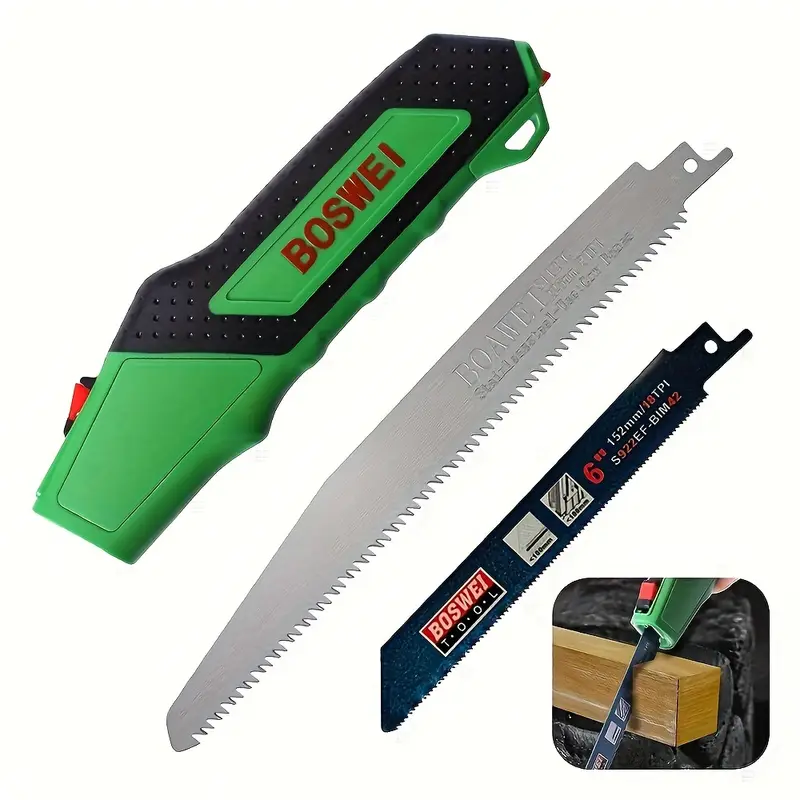3 piece hand saw set with keyless blade change horse knife saws for wood metal plastic manual operation no electricity needed details 2