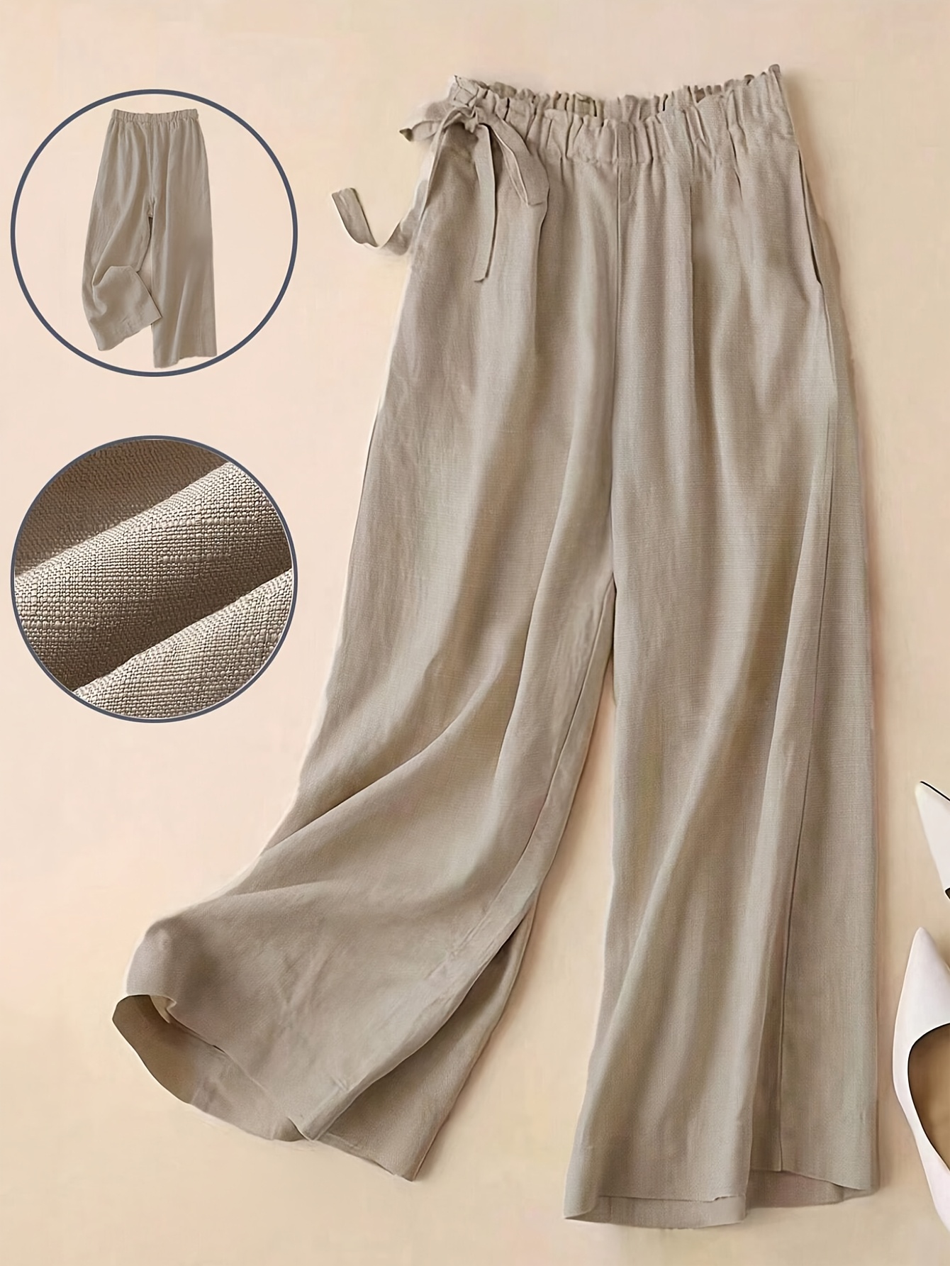 european and american cross border womens casual wide leg pants 0