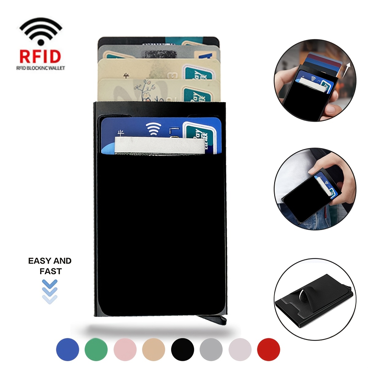 credit card sleeve for phone XL 1800+ Trading Card Deck Box | PU Leather Storage Cases with Holders &  Dividers main image 1