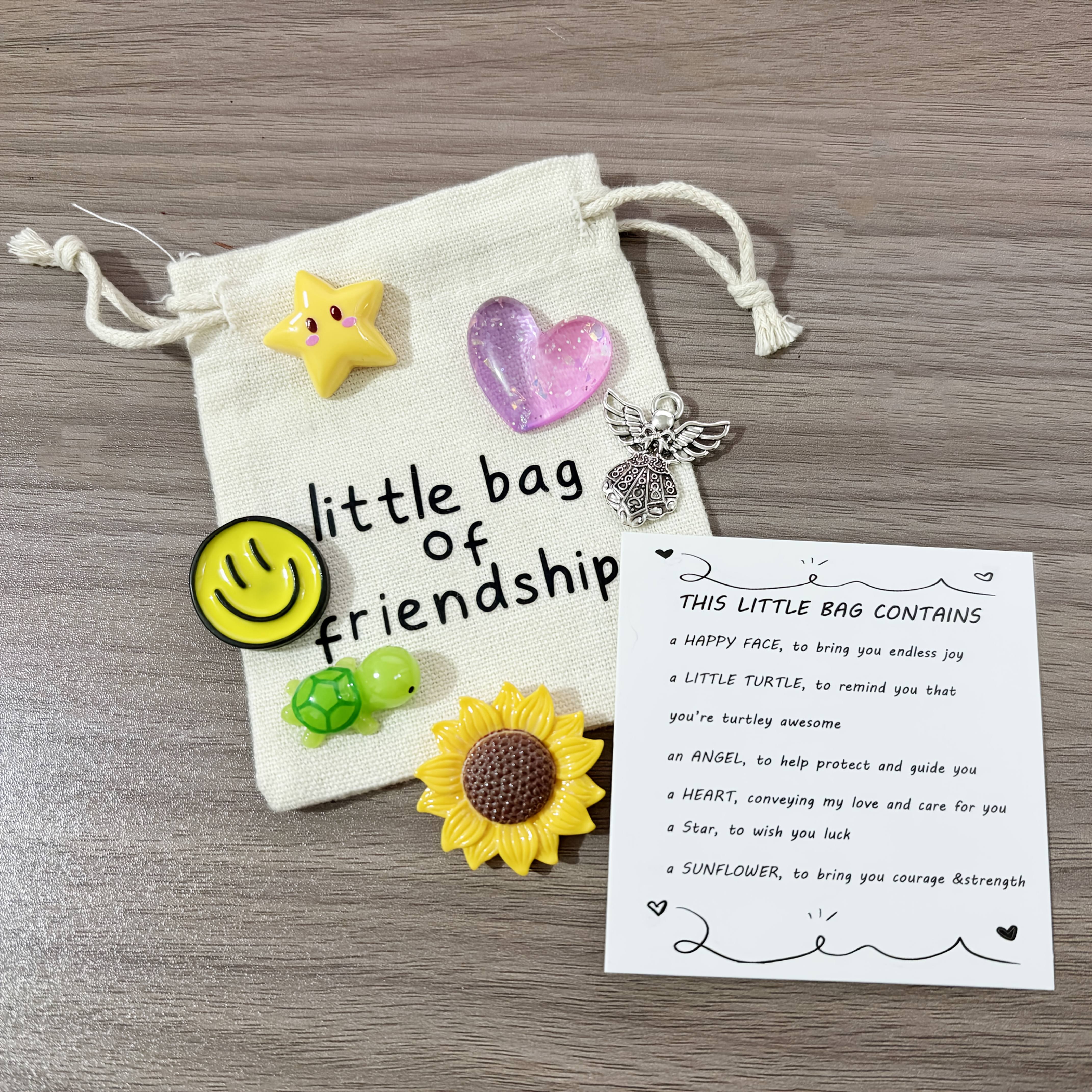 Friendship Gift - Little Friendship Hug Bag, Perfect For Birthdays, Wedding, Graduations & More - Ideal Long Distance Keepsake For Women Men