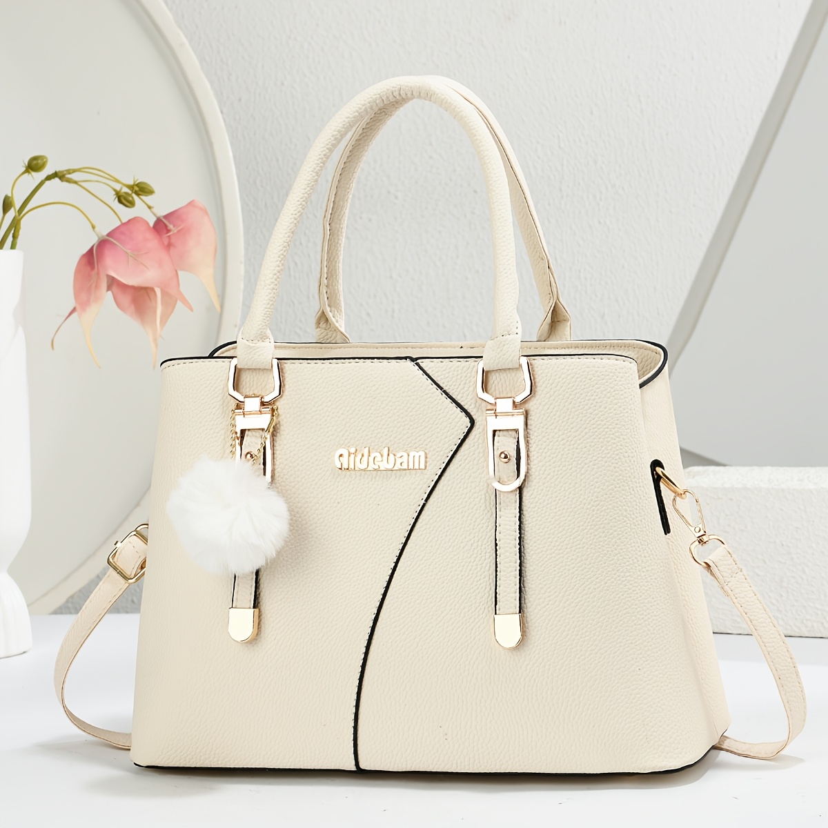 TEMU Women's Tote Bag, Large Capacity Crossbody Shoulder Handbag, Birthday Gift, Gift For Mom Or Girlfriend, Versatile Commuter Bag