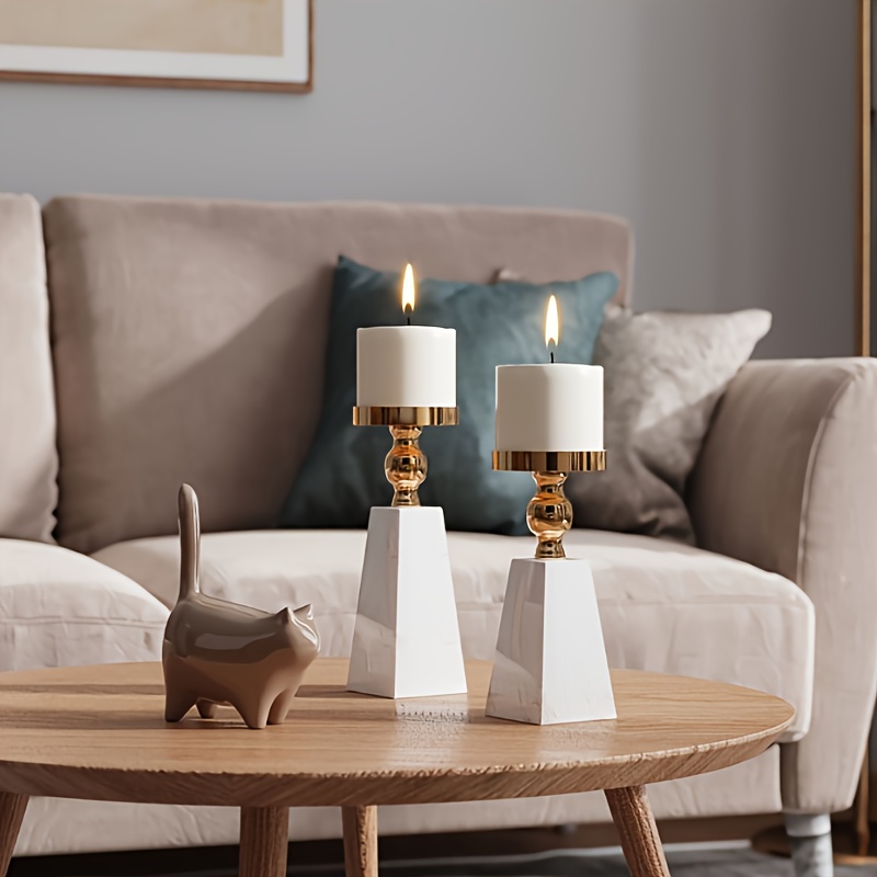 1pc. This Highly Popular Candle Holder Is Suitable for Dining Room-style Living Rooms, Bedrooms, and Various Occasions in the Bedroom. It Can Be Used as a Decorative Item. It Is a High-quality Craftsmanship Candle Holder