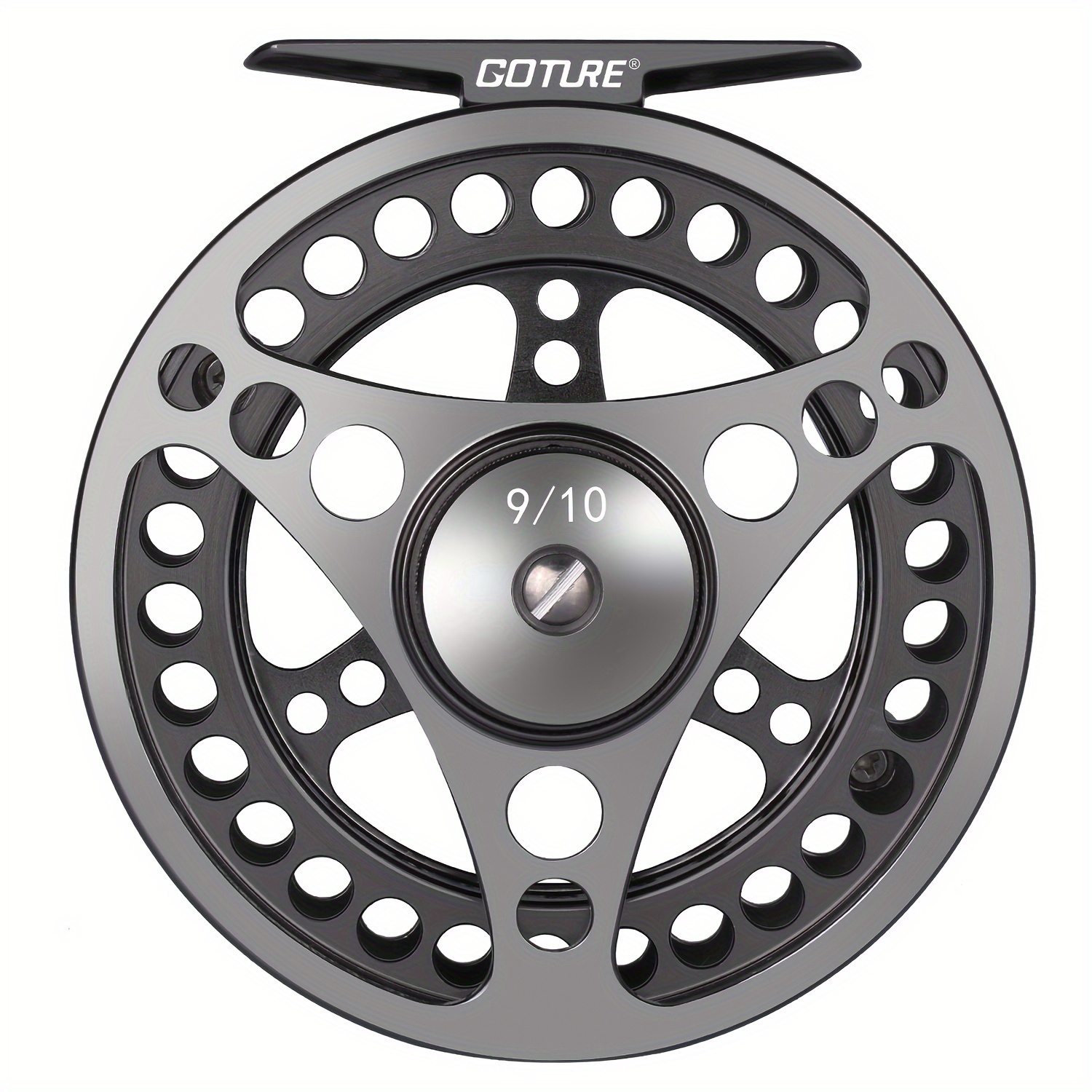 Image of Goture 1pc Fly Fishing Reel, Cnc-machined Aluminum Alloy Fly Reel, 3/4, 5/6, 7/8, 9/10 Weight, Aluminum Fly Fishing Reels , Interchangeable For Saltwater And Freshwater