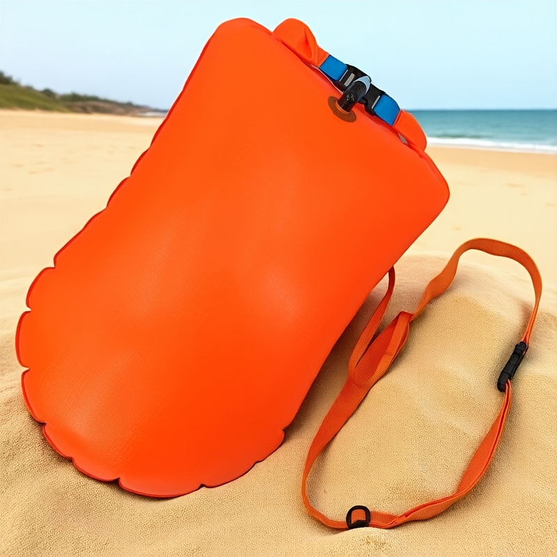 Large Airbag Swimming High , Adult Outdoor Float Equipment Buoy, Anti Drowning Storage Safety Airbag, Wear-resistant Thick Pvc, Easy To Inflate, Safe For Water Activities, 28l