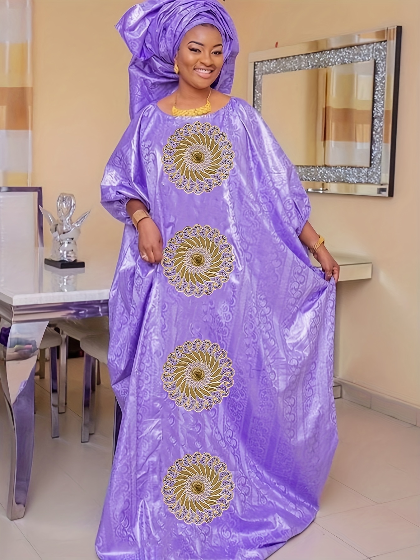 african dresses sold on Temu United States