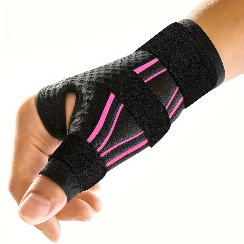 2pcs 1pc ergonomic wrist brace with thumb support wrist brace with adjustable thumb guard suitable for left or   270 wrap design with 3 straps for  